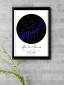 Custom Star Map Print, Anniversary Gift or for any occasion